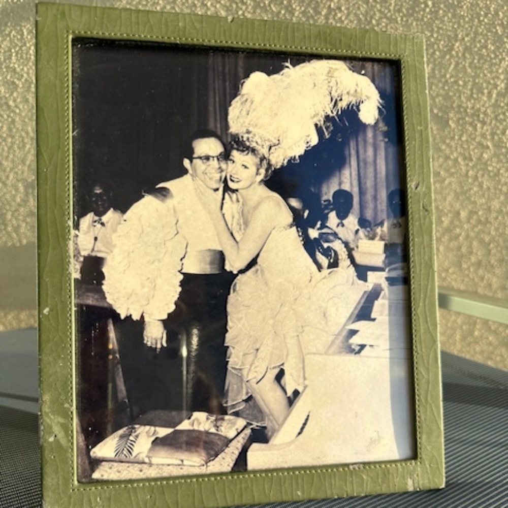 Original photo of Lucille Ball and ---------- ?